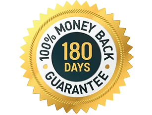 180 days money-back guarantee